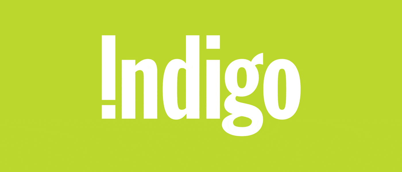 Indigo Lime Green